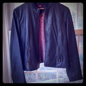 Wilson's Leather black moto jacket MED